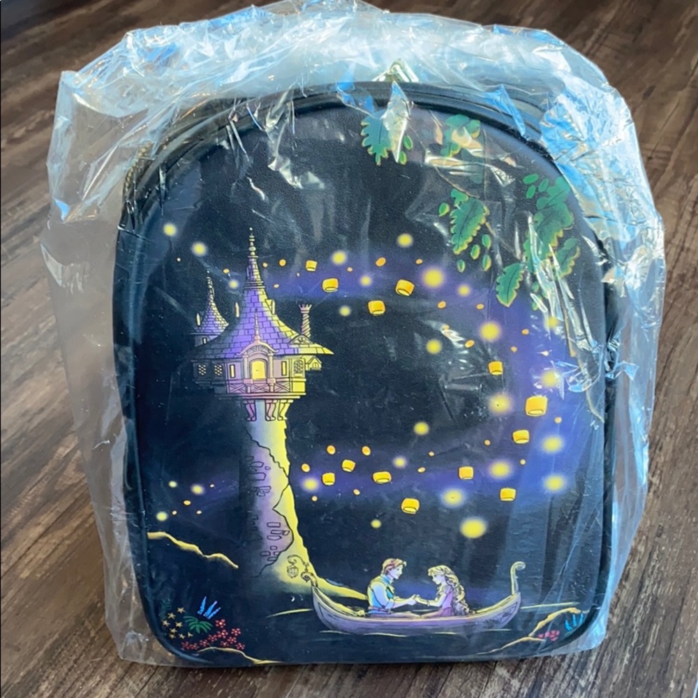 DISNEY Rapunzel TANGLED LOUNGEFLY mini backpack